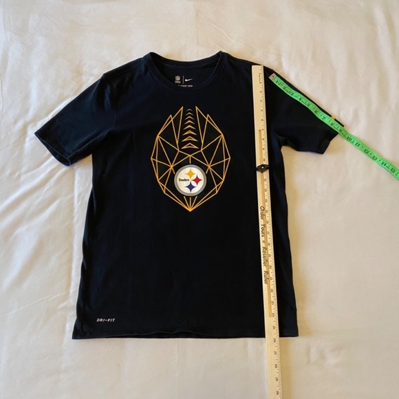 Nike Pittsburgh Steelers-Unisex-Athletic Cut-Dri‎ Fit-T-Shirt-Size Medium - Picture 5 of 8